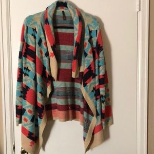 Aztec Print Cardigan
